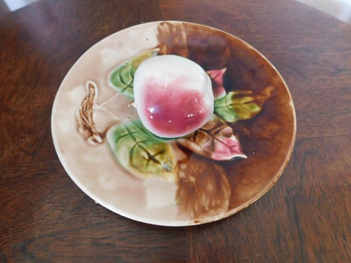 Assiette barbotine orchies - assiette,