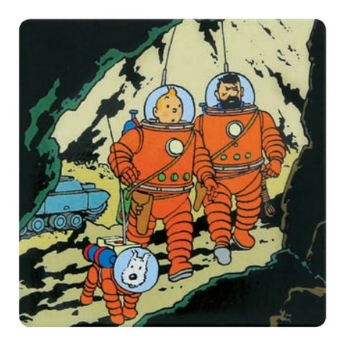 Aimant décoratif tintin et - de,