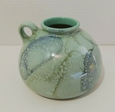 Vase Scheurich 644 vert west germany ceramique