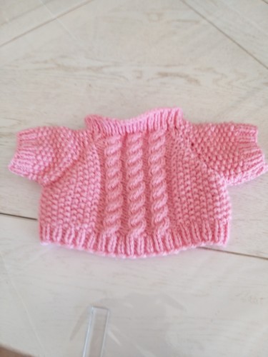Pull torsade tricote main - torsade,