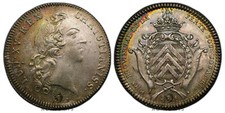 France jeton 1766 Louis XV Louis de la Rochefoucauld Ile de France SUP Argent
