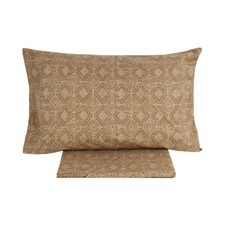 Ensemble Complet Draps Sur- Dessous Double Coton 2 Taies Fantaisie Mosaïque