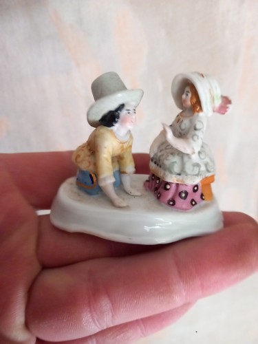 Groupe miniature porcelaine - miniature,