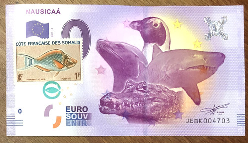 2017 nausicaa timbre billet - timbre,