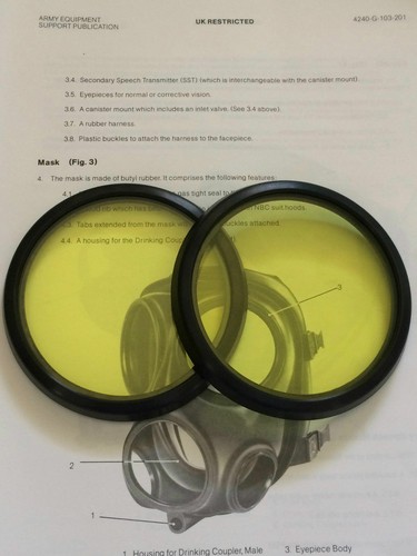 S10 gas mask respirator - gas,