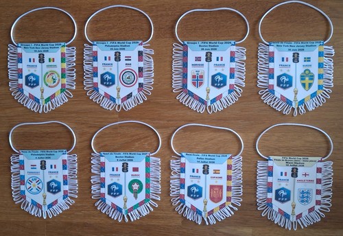 Lot fanions coupe du monde - lot, (coupe