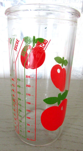 Verre doseur gradué liquide