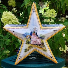 ANCIEN VASE ÉTOILE HB QUIMPER