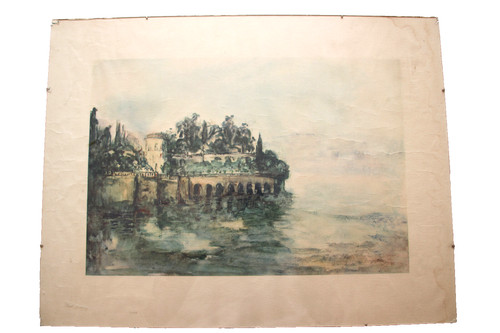 Reproduction une aquarelle - reproduction, d'une