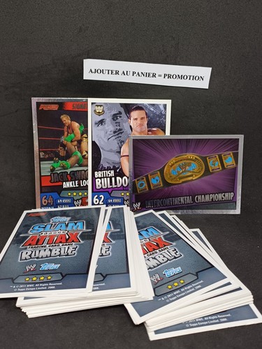 Carte catch slam attax - carte,