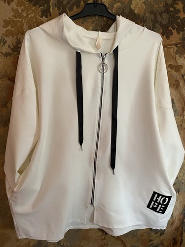 Sweat blanc oversize femme - blanc,