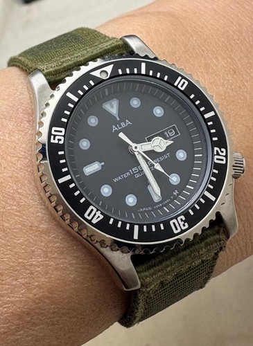 Montre plongée seiko alba - de,