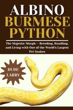 Albino burmese python the - albino, python: