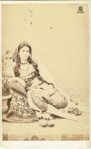 Cdv algérie 1865 femme - 1865,