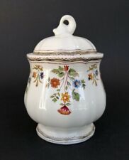 Très joli POT A SUCRE SUCRIER signé GIEN modèle MOUSTIERS OLERYS