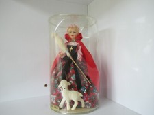(N°19) ANCIENNE POUPEE FOLKLORIQUE DOLL CYBELLE PYRENEES FILEUSE DE LAINE MOUTON