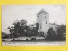 cpa DURANCE (Lot et Garonne) CHÂTEAU d'HENRI IV Castle Burg Relais de Chasse