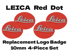 Lot de 4 badges logo Leica