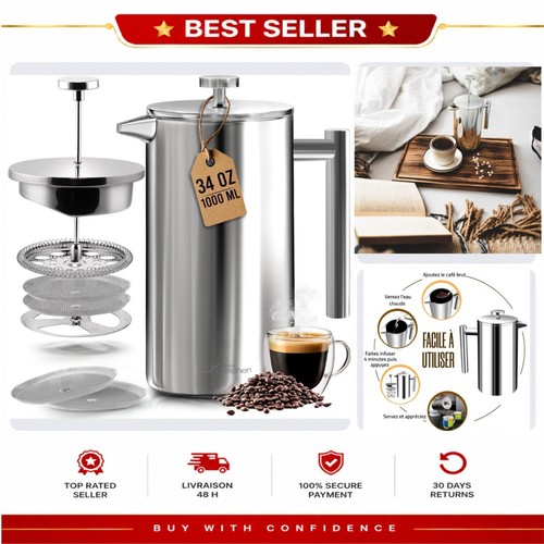 Kichly cafetière piston - à,