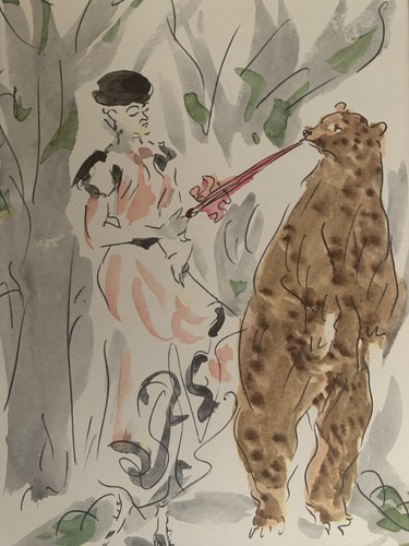 Tableau ancien estampe gravure