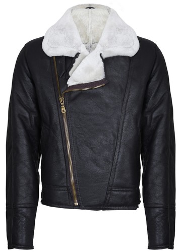 Veste pilote cuir - cuir, b3