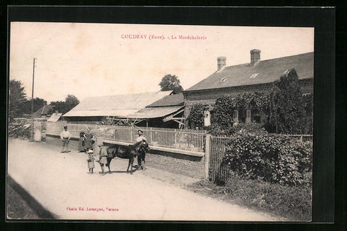 Cpa coudray maréchalerie - cpa, la