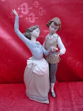Figurine En Porcelaine Précieuse - Couple Dansant - LLADRO - 30Cm !