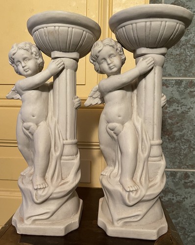 Statues angelots portent - statues,