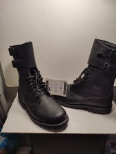 CHAUSSURE BOTTE RANGERS CUIR ARMEE POLICE POMPIER TAILLE 41 260/01 NEUF