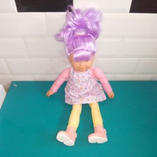 1709237 Poupée Corolle corps souple chiffon iris cheveux mauve arc en ciel