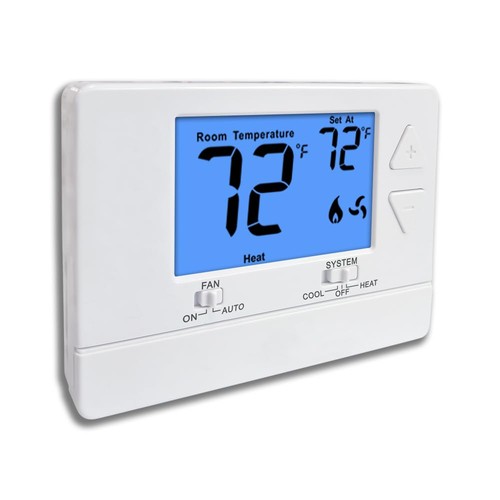 Nonprogrammable thermostat for - nonprogrammable,