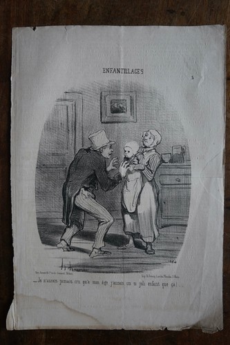 Daumier lithographie originale - lithographie,
