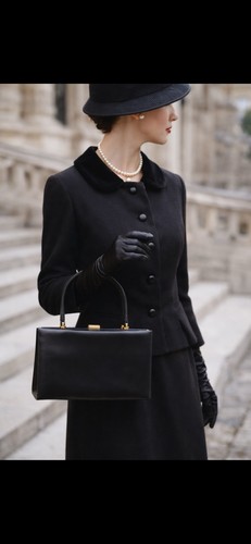Sac main vintage noir - sac,