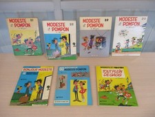 LOT 7 bd MODESTE et POMPON de FRANQUIN - édit. MAGIC STRIP  DARGAUD 4 EO 3 REED