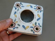 Encrier Nevers ? en faience 18ème.