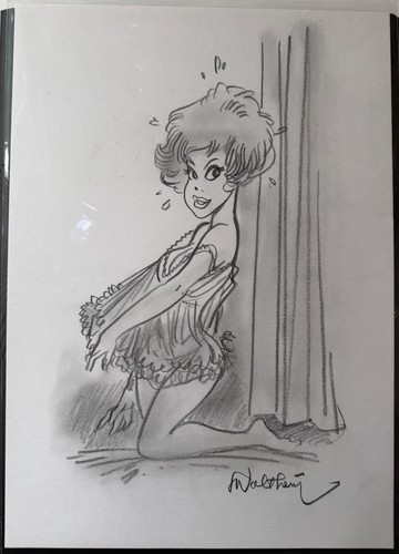 Grand dessin original walthery - dessin,
