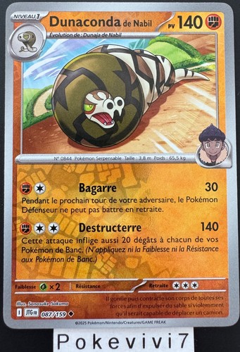 Carte pokemon dunaconda - pokemon,