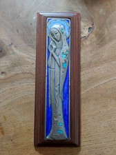 Cadre Vierge Émaillée Bleu