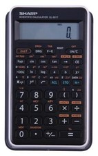 Calculatrice Scientifique EL-501T, Noir et Blanc - SH-EL501TBWH