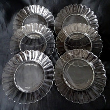 Lot  6 Assiettes  a dessert Duralex  , Lesieur , marguerite , Vintage , 18 cm