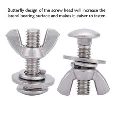 2Pcs 316 En Acier Inoxydable