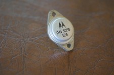 MOTOROLA 2N3055 Silicon NPN Power Transistor To-3 60V 15A GOLD leads Hi-Fi nos