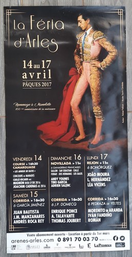 Affiche tauromachie feria - affiche,