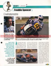 Freddie SPENCER : Pilote Grand Prix GP Vitesse Joe Bar Team Fiche Moto #002265