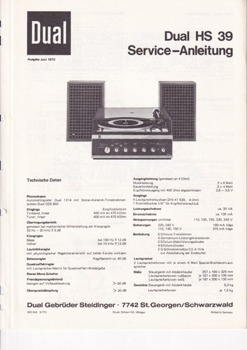 Manuel service pour - de,