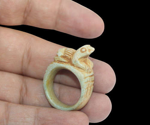 Rare ancienne bague grenouille - rare,