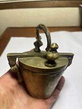 Pile De Gros Poids À Godet En Bronze Type Nuremberg  1,420 Kg Afrique XXème