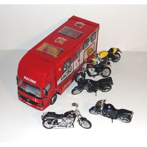 Camion camping car - camion, moto