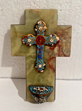 Ancien benitier croix en