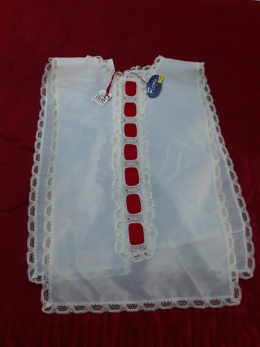 Jabot plastron dentelle calais - plastron,